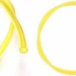 Cyclingcolors - durite essence 3mm int�rieur x 5, 5mm x 1m silicone jaune transparent tondeuse tracteur ...