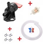 Kit essence honda gcv 135 160 16950 - zg9 - m02 : robinet + durite + filtre + collier tondeuse tracteur ...