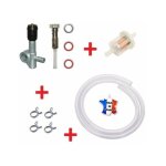 Cyclingcolors - kit essence universel : robinet � tirette mbk 88 + durite + filtre + collier mobylette ...