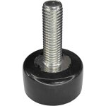 Pied vérin vis de réglage en acier inoxydable aisi 304 (a2) embout en caoutchouc nbr 60 shore ajustable ... Pied vérin vis de réglage en acier inoxydable aisi 304 (a2) embout en caoutchouc nbr 60 shore ajustable ...