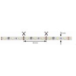 Cyclingcolors - ruban led dimmable 12v bande bandeau autocollant adh�sif universel variable 12w / m 1200 ...