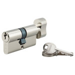 Cylindre � bouton �conomique - d�cor : nickel� - version : vari� thirard