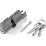 Cylindre en laiton, serrure � cl� / barillet 70 mm avec 3 cl�s horizontales