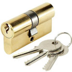 Cylindre de securite de porte e5 35x35 mm 3 cles abus