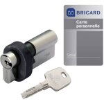 Cylindre serrure avec protecteur 30 x 30 mm pmr haute sécurité 4 clés serial s a2p 1 bricard Cylindre serrure avec protecteur 30 x 30 mm pmr haute sécurité 4 clés serial s a2p 1 bricard