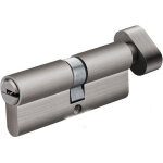 Cylindre de verrouillage de bouton, cylindre de verrouillage de porte en cuivre complet avec bouton, ...