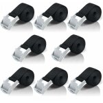 Cyslmuk - 1m sangle d'arrimage, 8 pi�ces sangle � cliquet avec boucle de serrage en alliage de zinc pour ...