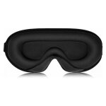 Noir masque de sommeil pour homme femme 3d masque de nuit avec sangle r�glable pour dormeurs lat�raux ...