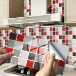Cyslmuk - rectangle adhsive dcorative  carreaux pour salle de bains et cuisine stickers carrelage, ...