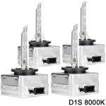 D1s 8000k ampoule xnon hid led lampe de rechange pour 12v 35w voiture phare avant, lot de 4 - ulisem ...
