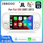 Dab + (en option) autoradio android 15 pour fiat 500 (2007?2015) �cran tactile 7 pouces carplay sans ...