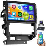 Dab + (en option) pour vw bora golf 4 mk4 1j1 1j2 32 / 64 go android 15 autoradio apple carplay rds navigation ...