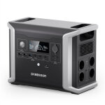 Dbs1300 1330wh 1200w g�n�rateur solaire portable batterie lifepo4 avec 4 prises secteur 1200w (2400w ...