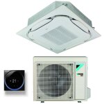 Daikin bluevolution climatiseur cassette round flow 12000 btu fcag35b r - 32 wi - fi optionnel classe ...
