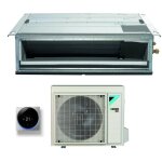 Daikin bluevolution climatiseur rversible ducted ultraflat 9000 btu fdxm25f3 / f9 r - 32 wi - fi en ...