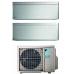 Bluevolution dual split climatiseur rversible srie stylish total silver 9 + 12 avec 2mxm40m / n r - ...