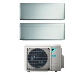 Daikin bluevolution dual split climatiseur r�versible s�rie stylish total silver 9 + 9 avec 2mxm50m9 ...