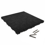 Dalle amortissante 45mm - 50x50cm - avec connecteurs - noir