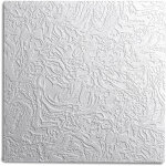 Decosa - dalle de plafond ap101 (bern) - polystyr�ne - blanc - effet cr�pi - 50 x 50 cm - 5 sach. (=10 ...