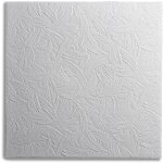 Decosa - dalle de plafond ap105 (zagreb) - polystyr�ne - blanc - effet cr�pi - 50 x 50 cm - 10 sach. ...