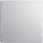 Saarpor - decosa dalle de plafond bukarest - polystyr�ne - blanc - effet cr�pi - 50 x 50 cm - 8 sach. ...