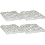 Somatherm - dalle  plots polystyrnes r = 2, 40, paisseur = 99 mm - lot de 4 plaques de 3, 76 m