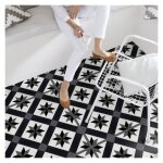 Dalle de sol pvc prte  poser effet carreaux ciment cordoba black gerflor - 2. 23 m