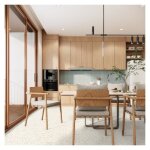 Dalle de sol pvc prte  poser effet terrazzo felizia azure gerflor - 2. 23 m