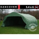 Garage double 5, 4x6x2, 9m pvc, vert Garage double 5, 4x6x2, 9m pvc, vert