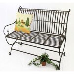 Dandibo - banc de jardin métal marron résistant aux intempéries 2 places finca 102 cm banc jardin banc ... Dandibo - banc de jardin métal marron résistant aux intempéries 2 places finca 102 cm banc jardin banc ...