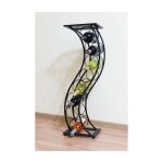 Dandibo - casier � vin colonne � fleurs elegance 80 cm porte - bouteilles porte - fleurs