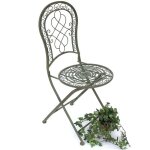 Dandibo chaise de jardin en m�tal malega patina 12185 chaise en m�tal jardin vintage fer nostalgie chaise ...