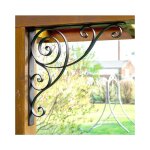 Dandibo - console 50x50 cm bandeaux fer forg mtal connecteur d'angle console d'angle