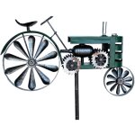 Fiche de jardin métal tracteur xl 160 cm tracteur vert 96106 carillon moulin à vent résistant aux intempéries ... Fiche de jardin métal tracteur xl 160 cm tracteur vert 96106 carillon moulin à vent résistant aux intempéries ...