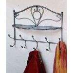 Dandibo - porte - manteau mural vintage avec tagre porte - manteau mural 20122 38 cm patre tagre ...