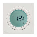 Danfoss - thermostat d'ambiance electronique filaire ret2001 - piles