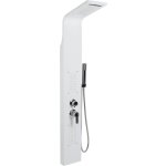 Colonne de douche système de panneau de douche set ensemble de douche acier inoxydable carré - blanc ... Colonne de douche système de panneau de douche set ensemble de douche acier inoxydable carré - blanc ...