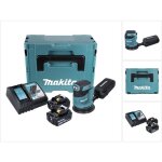 Makita dbo180rtj ponceuse excentrique sans fil 125mm 18v + 2x batteries 5, 0ah + chargeur + coffret makpac ...