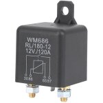 Dc 12v relais batterie isolant relais 12v / 120a charge pour voiture camions voiture (12v / 120a)