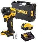 Dcf870p1t - qw visseuse  chocs hydraulique xr 18v 1 / 4? brushless 1 x 5, 0ah batterie + chargeur en ...