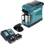 Dcm 501 sm2 cafetière sans fil 12 v maxi / 18 v + 2x batterie 4, 0 ah + chargeur - makita Dcm 501 sm2 cafetière sans fil 12 v maxi / 18 v + 2x batterie 4, 0 ah + chargeur - makita