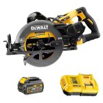 Dewalt - dcs577t1 - qw scie circulaire sans fil 54v 190 mm xr flexvolt - 1 x 6, 0 ah batterie + chargeur ...