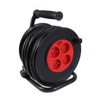 Debflex - enrouleur bricolage ho5vv - f 3g1. 5 4p + disjoncteur thermique 25m noir - 601253