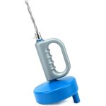 Deboucheur canalisation - 10m x 6mm - furet plomberie spirale pour bonde de baignoire, vier de cuisine ...