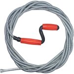 Deboucheur canalisation professionnel, 5m x 9mm spirale d�boucheur wc avec manivelle, sonde de debouchage ...