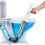 Dboucheur lectrique, dboucheur wc haute pression avec 4 adaptateurs remplaables, pompe pour vier, ...