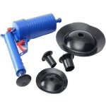 D�boucheur pompe � air comprim� haute pression avec 4 ventouses diff�rentes pour d�boucheur cuisine �vier ...