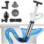 Déboucheur de toilettes à air comprimé blanc, avec manomètre, utilisé pour déboucher les toilettes, les ... Déboucheur de toilettes à air comprimé blanc, avec manomètre, utilisé pour déboucher les toilettes, les ...
