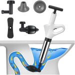 Déboucheur de toilette, deboucheur canalisation haute pression avec baromètre, ventouse deboucheur wc ... Déboucheur de toilette, deboucheur canalisation haute pression avec baromètre, ventouse deboucheur wc ...