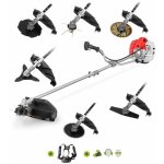 Débroussailleuse à essence 65cc 4, 9cv, avec moteur 2 temps, 7 accessoires différents pour la coupe, ... Débroussailleuse à essence 65cc 4, 9cv, avec moteur 2 temps, 7 accessoires différents pour la coupe, ...